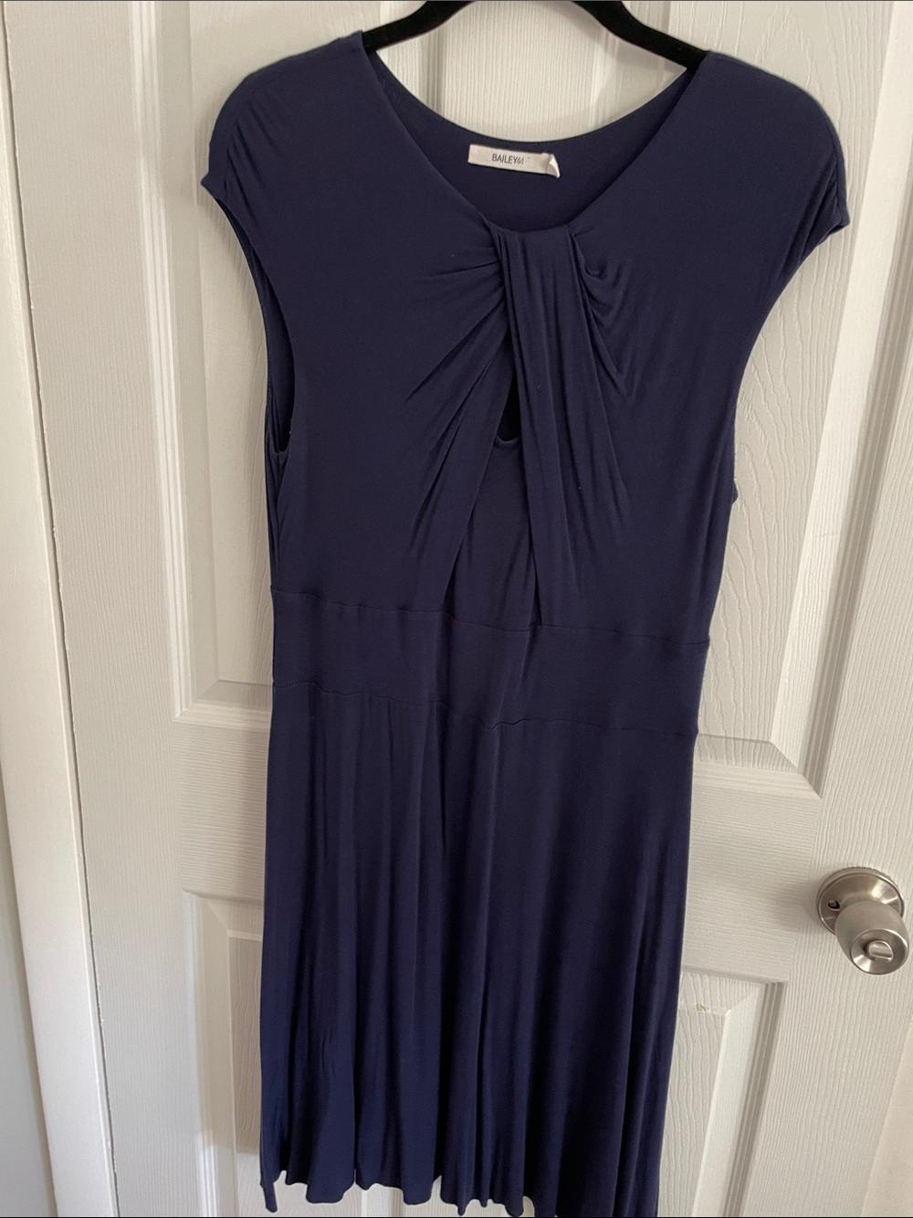 Bailey 44 Navy Knot Front Dress